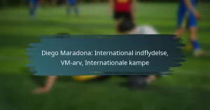 Diego Maradona: International indflydelse, VM-arv, Internationale kampe
