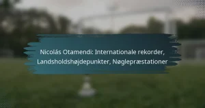 Nicolás Otamendi: Internationale rekorder, Landsholdshøjdepunkter, Nøglepræstationer